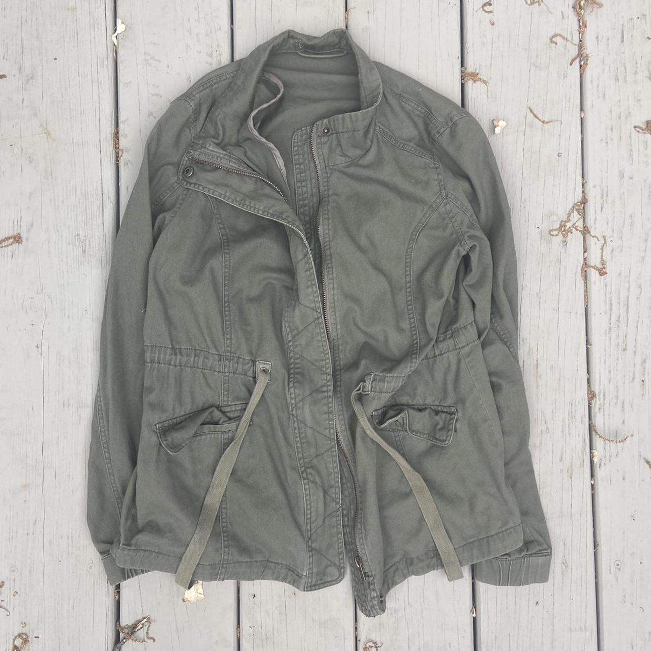 like Raf Simons, Vintage Military Jacket with Bondage...