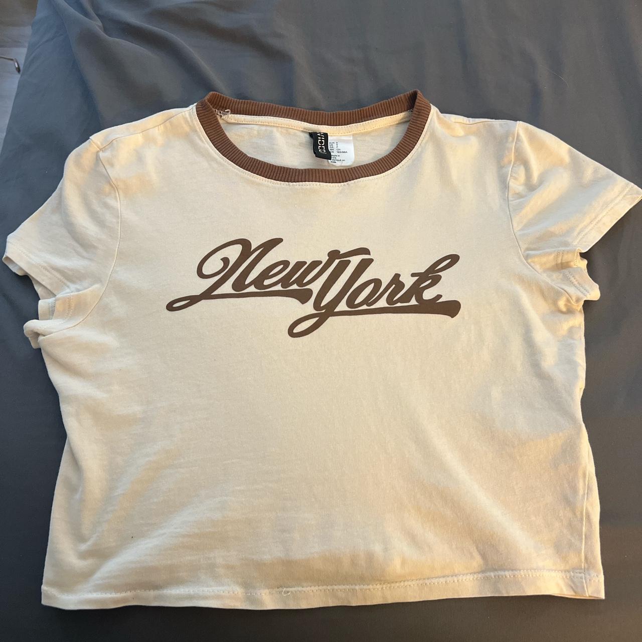 Yankees vintage cropped t-shirt #yankees #croptop - Depop