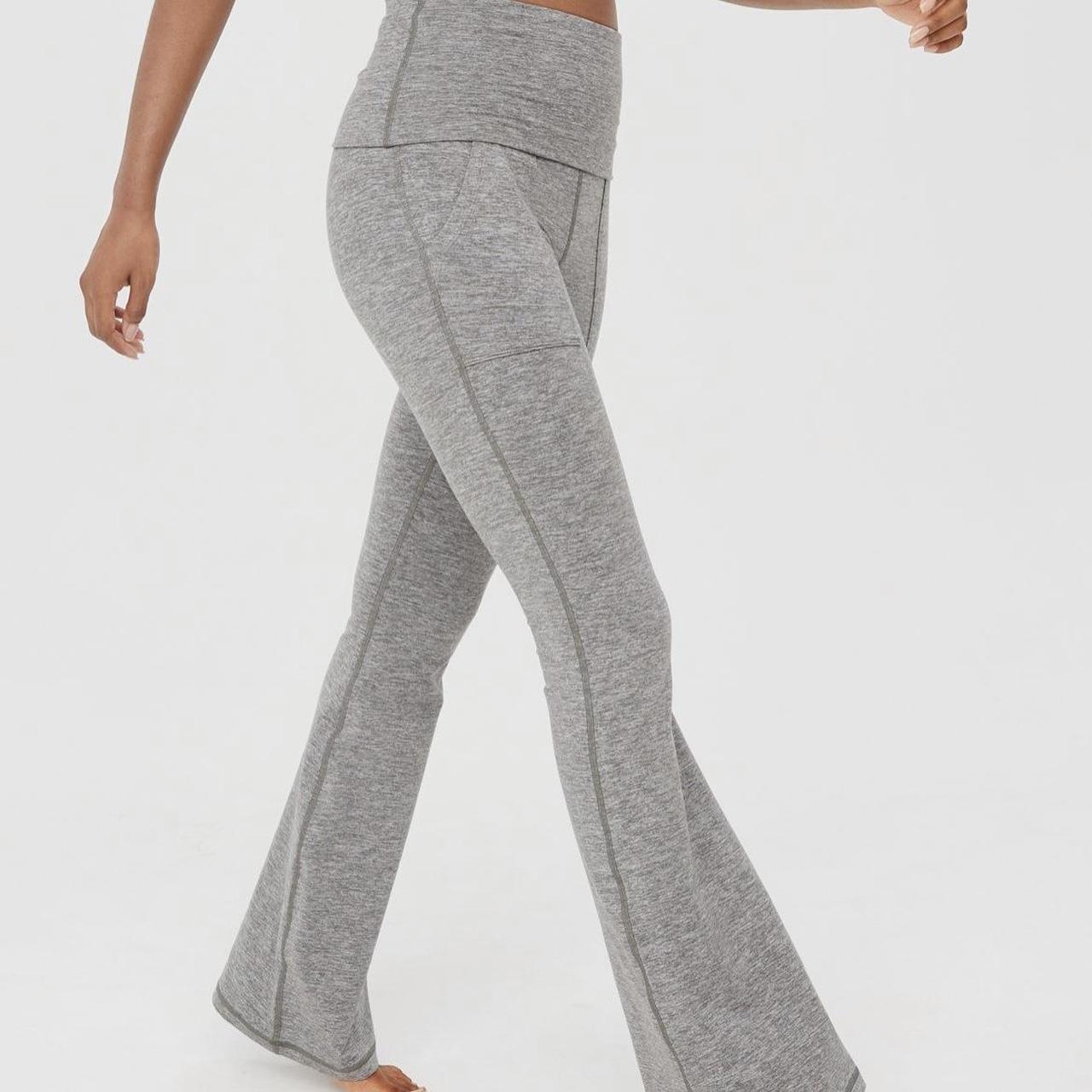 Aerie Women's Grey Leggings Depop