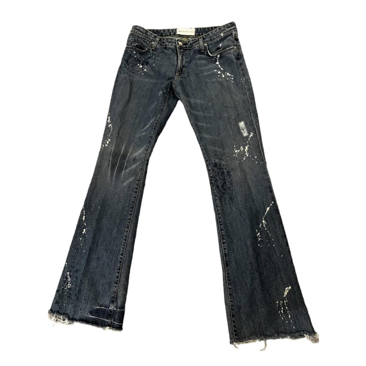 Paper Denim & Cloth Jeans Size 27 shops 2-MOD-02 Bootcut Low Rise Distressed Frayed