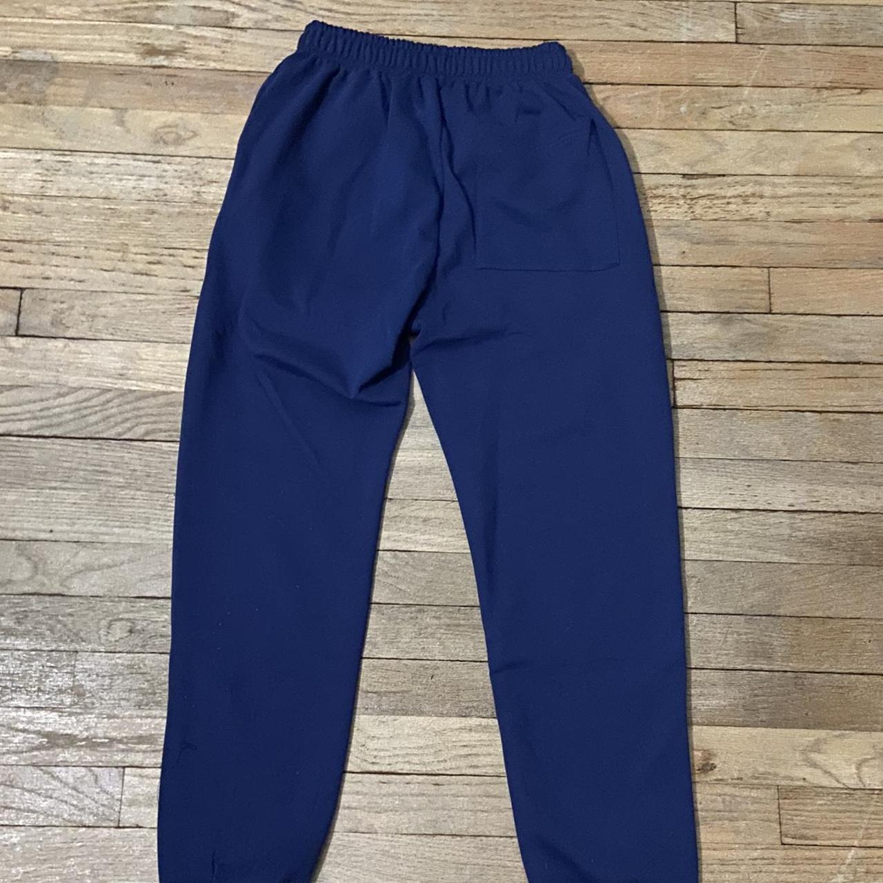 ★Angelnumber555★ Angelic sweat pants Navy Sp5er worldwide 555 angel number navy sweat pants | Depop