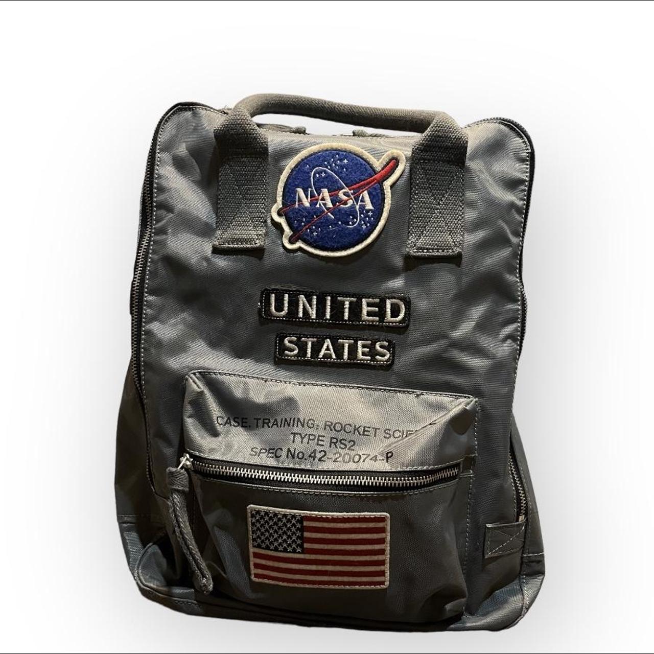 NASA Men's Grey and Silver Bag