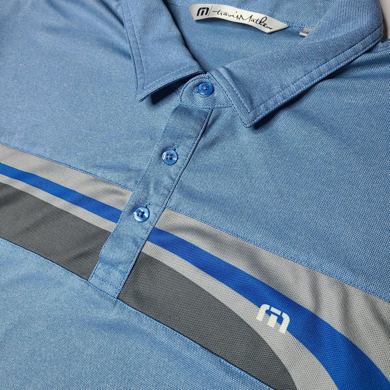 TravisMathew Men's Blue Polo-shirts | Depop