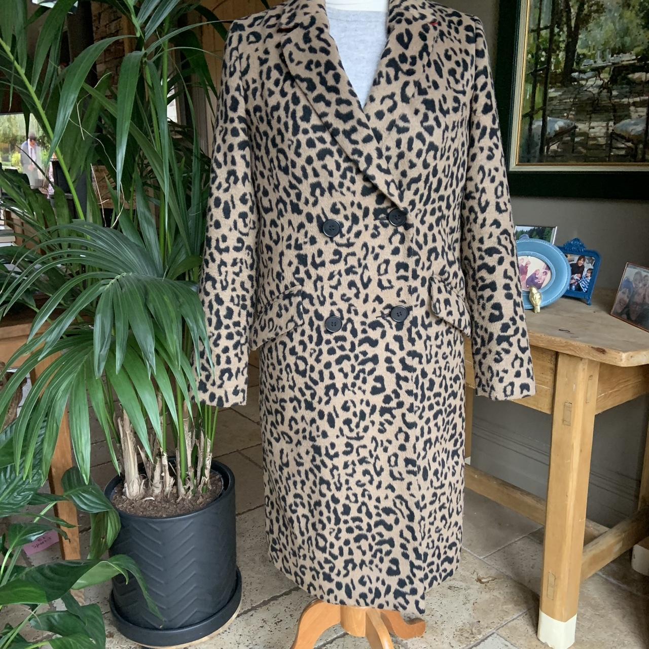 Red herring leopard 2025 print coat