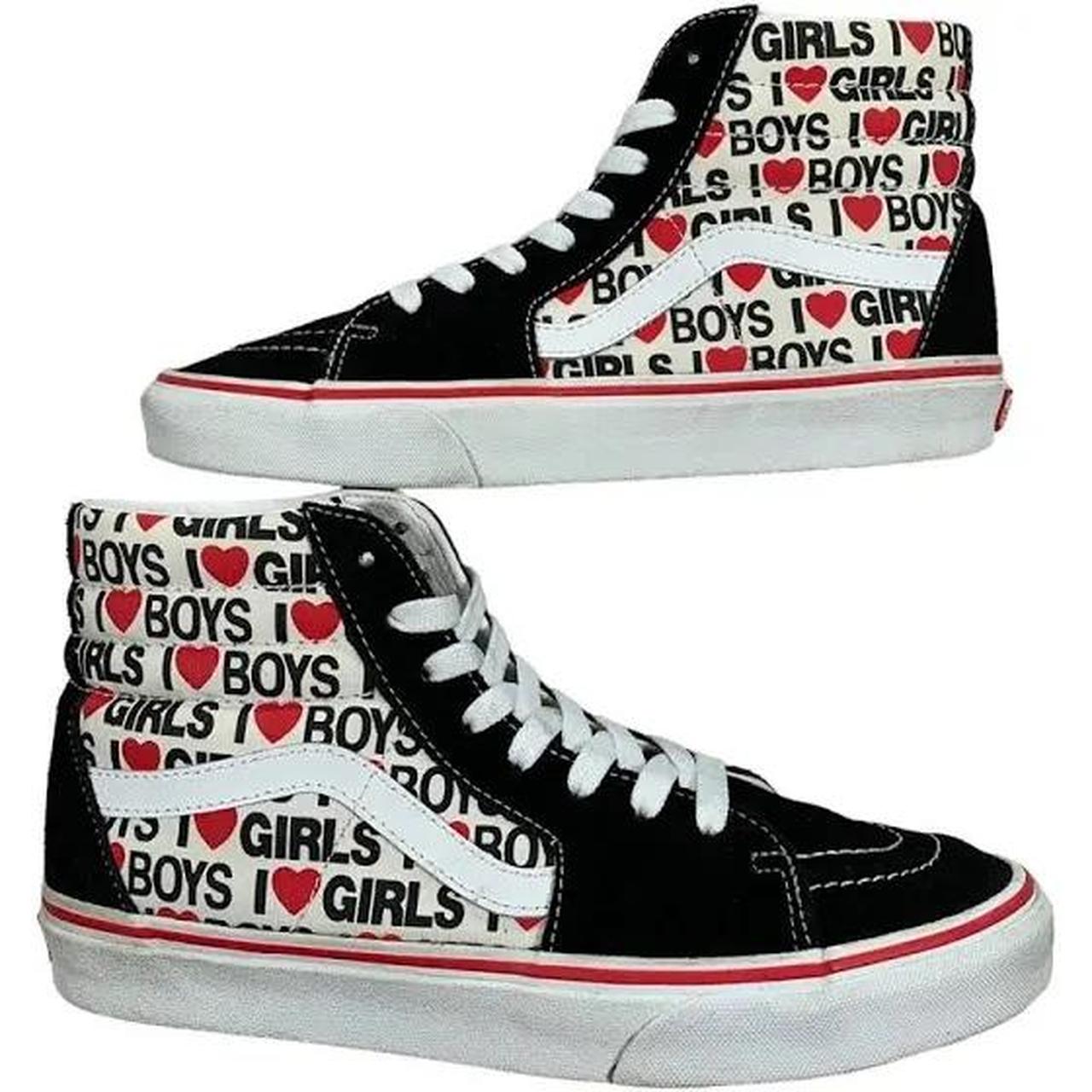 Vans Women's Sneakers Red/Black US – Limited edition bi