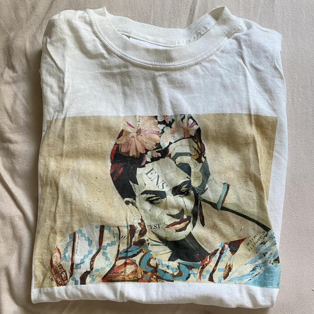 one size NWOT frida kahlo soft t shirt. this is from - Depop