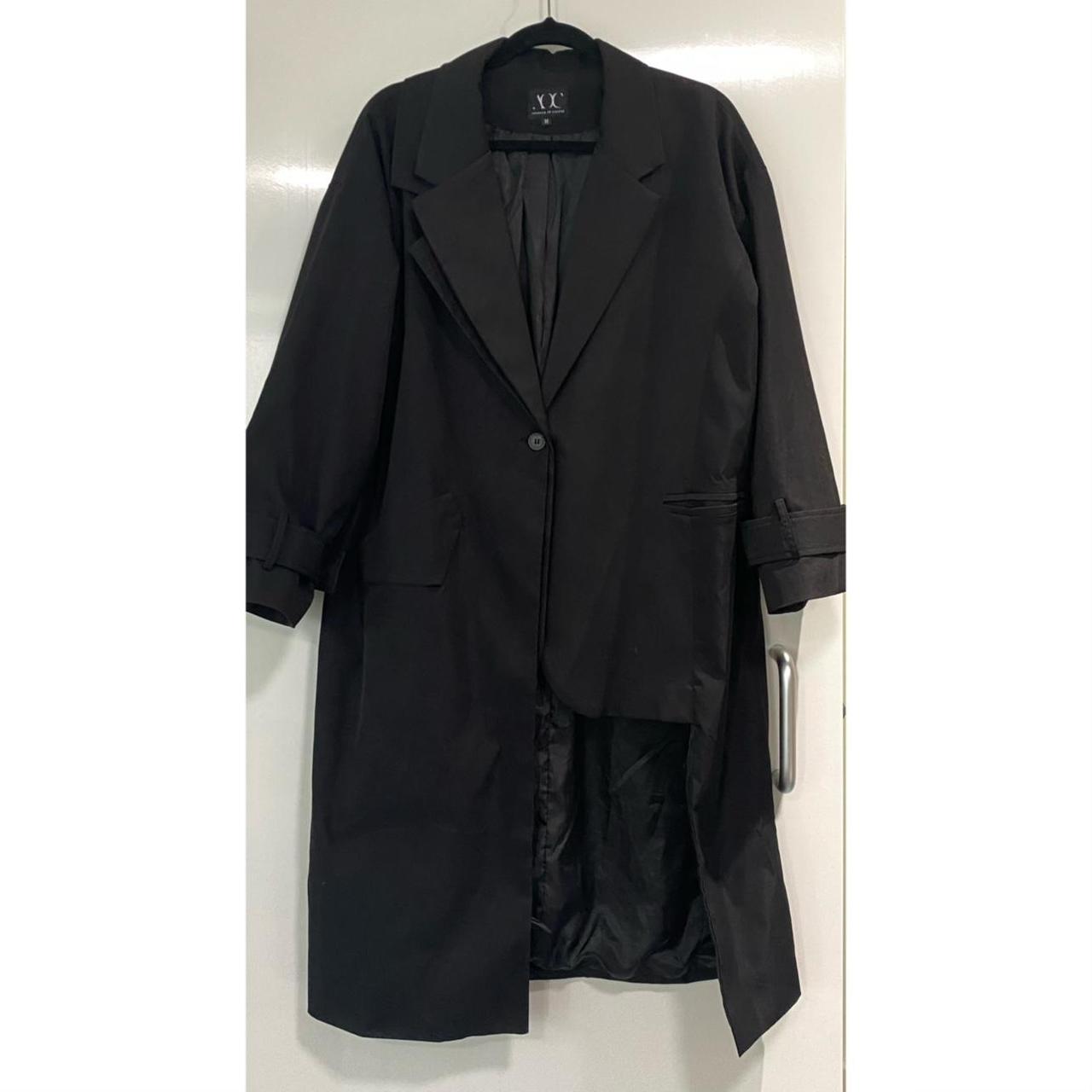 Absent of colour Asymmetrical trench coat Call it a... - Depop