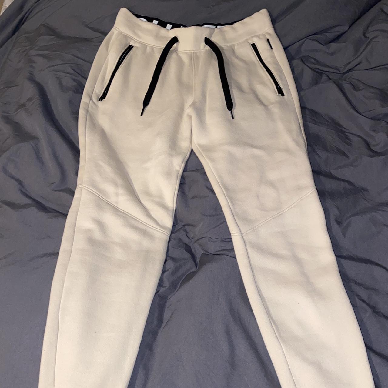 Hollister Co. Men's Tan Joggerstracksuits Depop