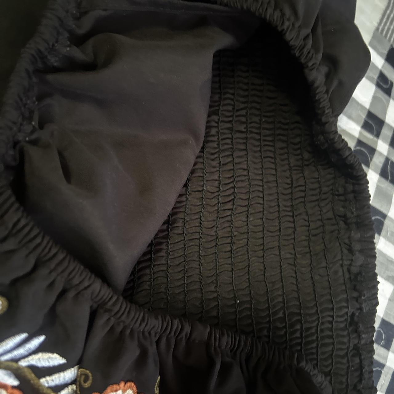 Source Unknown Women's Crop top - Black/Multi - M… - image 4