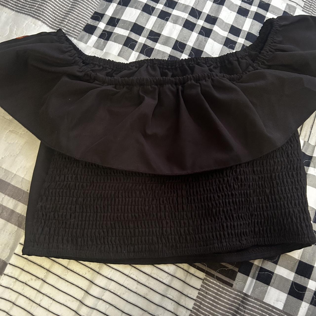 Source Unknown Women's Crop top - Black/Multi - M… - image 5