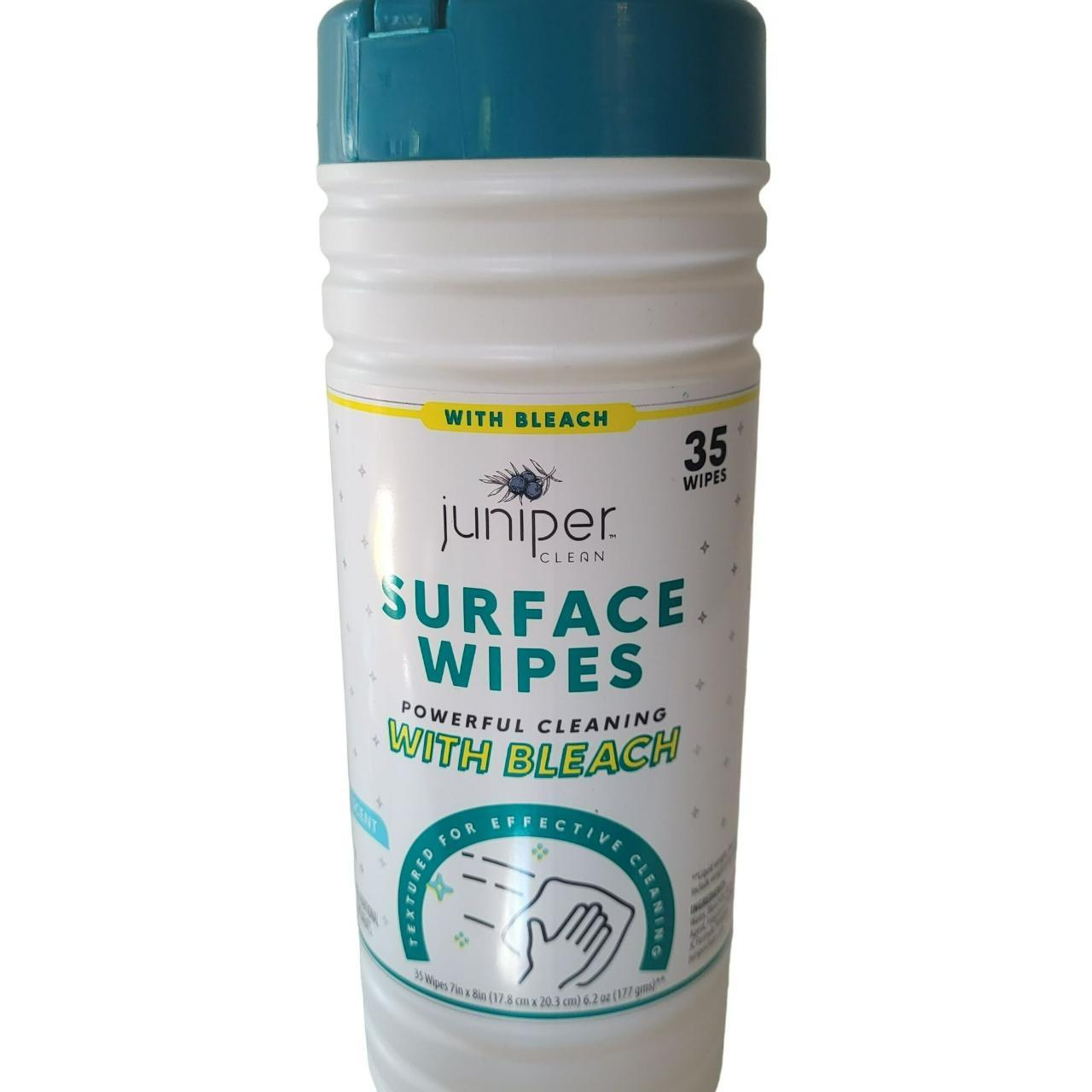 Juniper Clean Surface Cleaning Wipes With BLEACH, All-Purpose