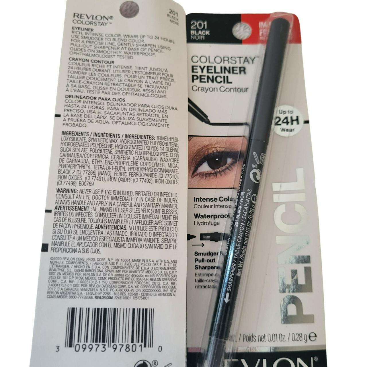 Revlon ColorStay Eyeliner Pencil, Black