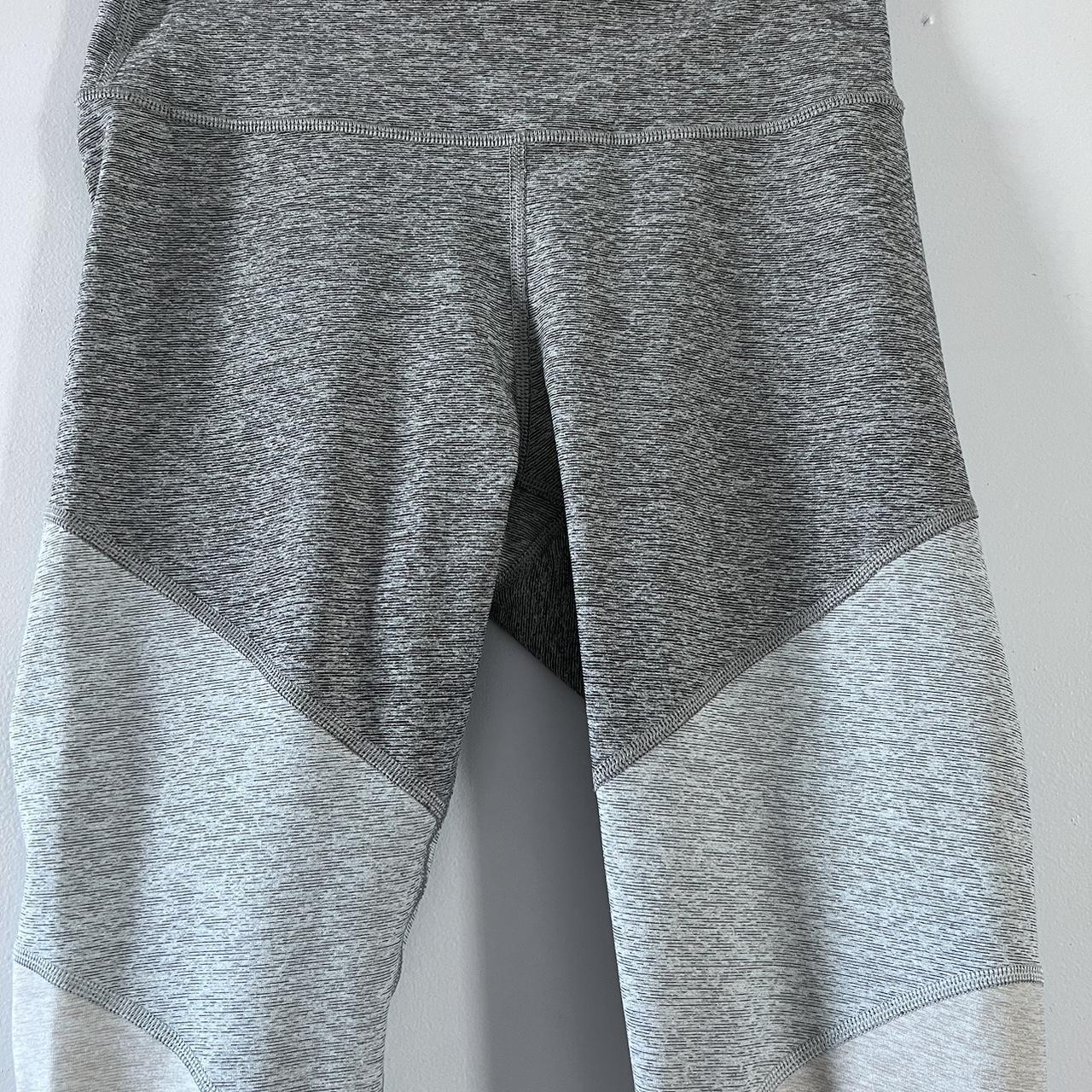 NWOT Outdoor Voices Womens Small 7/8 Colorblock Leggings Gray Yoga Run  Workout