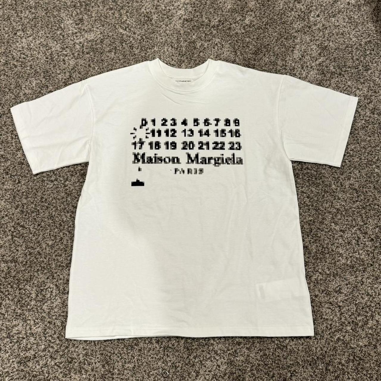 RARE Maison Margiela Pixelated T shirt featuring a Depop