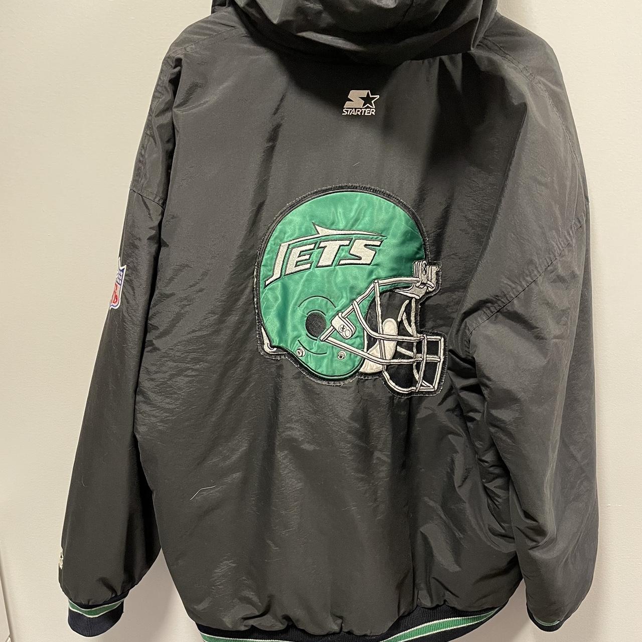 Vintage Jets Starter Jacket Great Condition No flaws - Depop