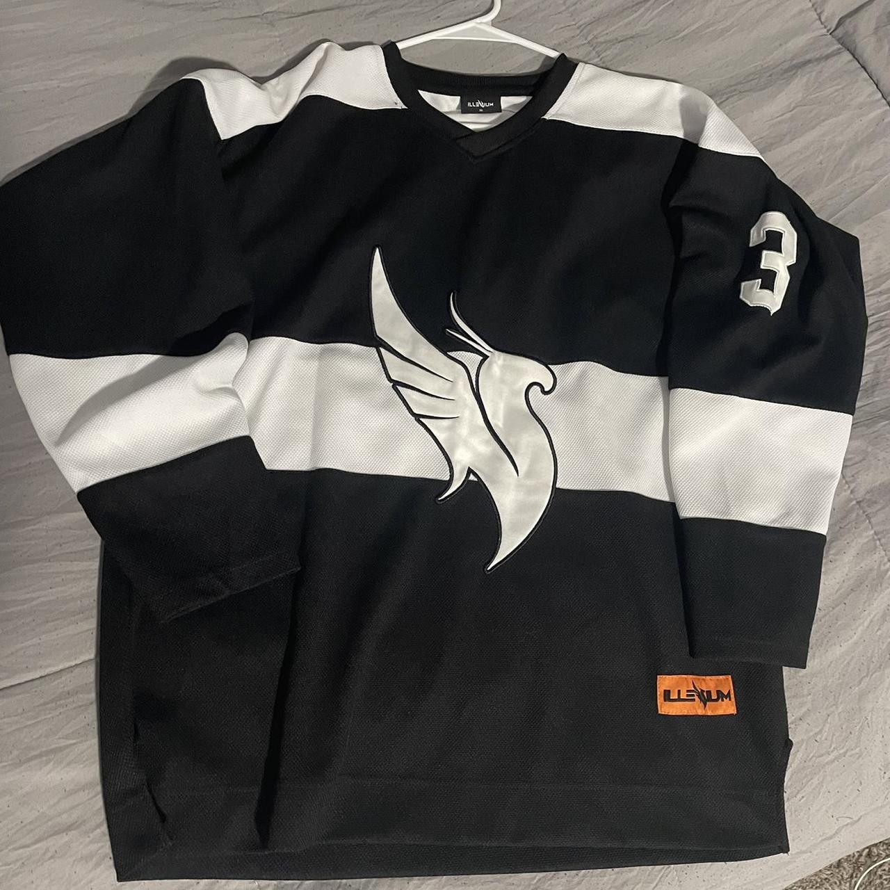 illenium hockey Jersey 2018 orange patch limited - Depop