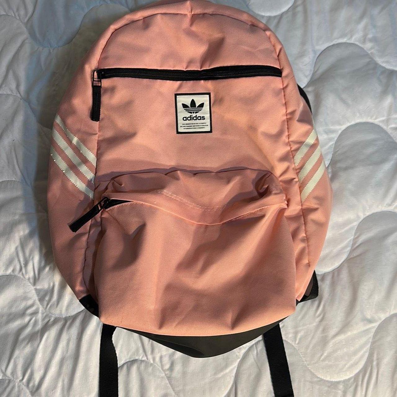 Light pink adidas clearance backpack