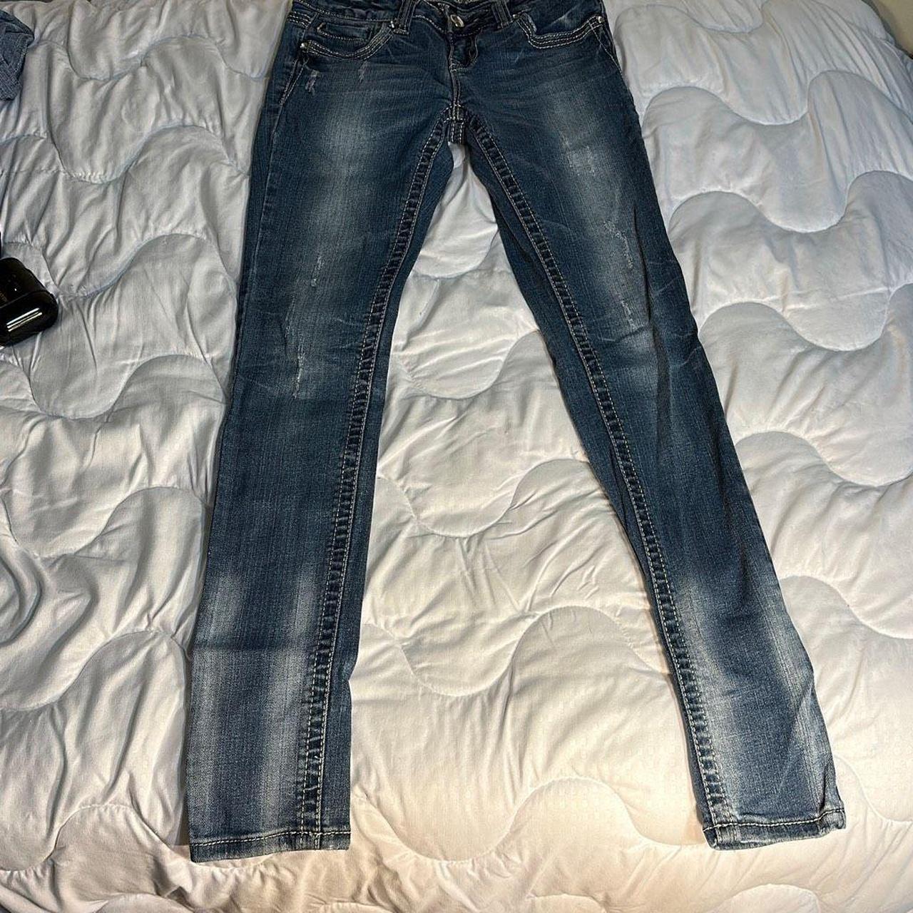 Size 3 jeans hot sale in inches