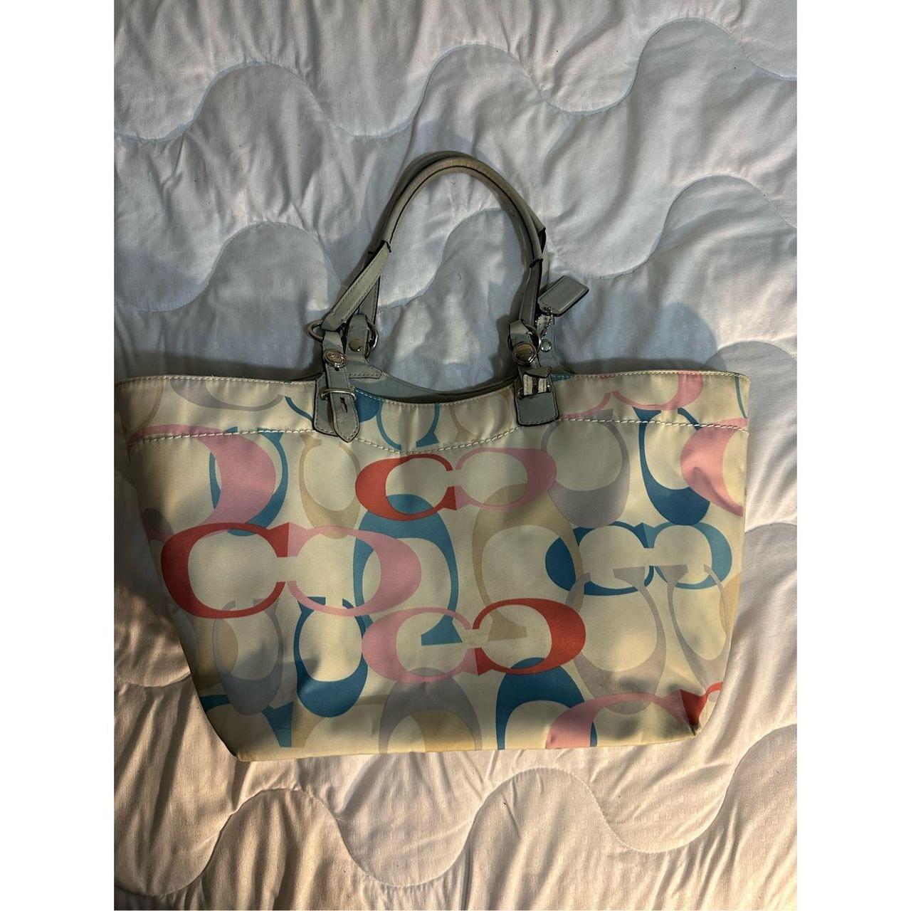 Coach bag with scarf hot sale