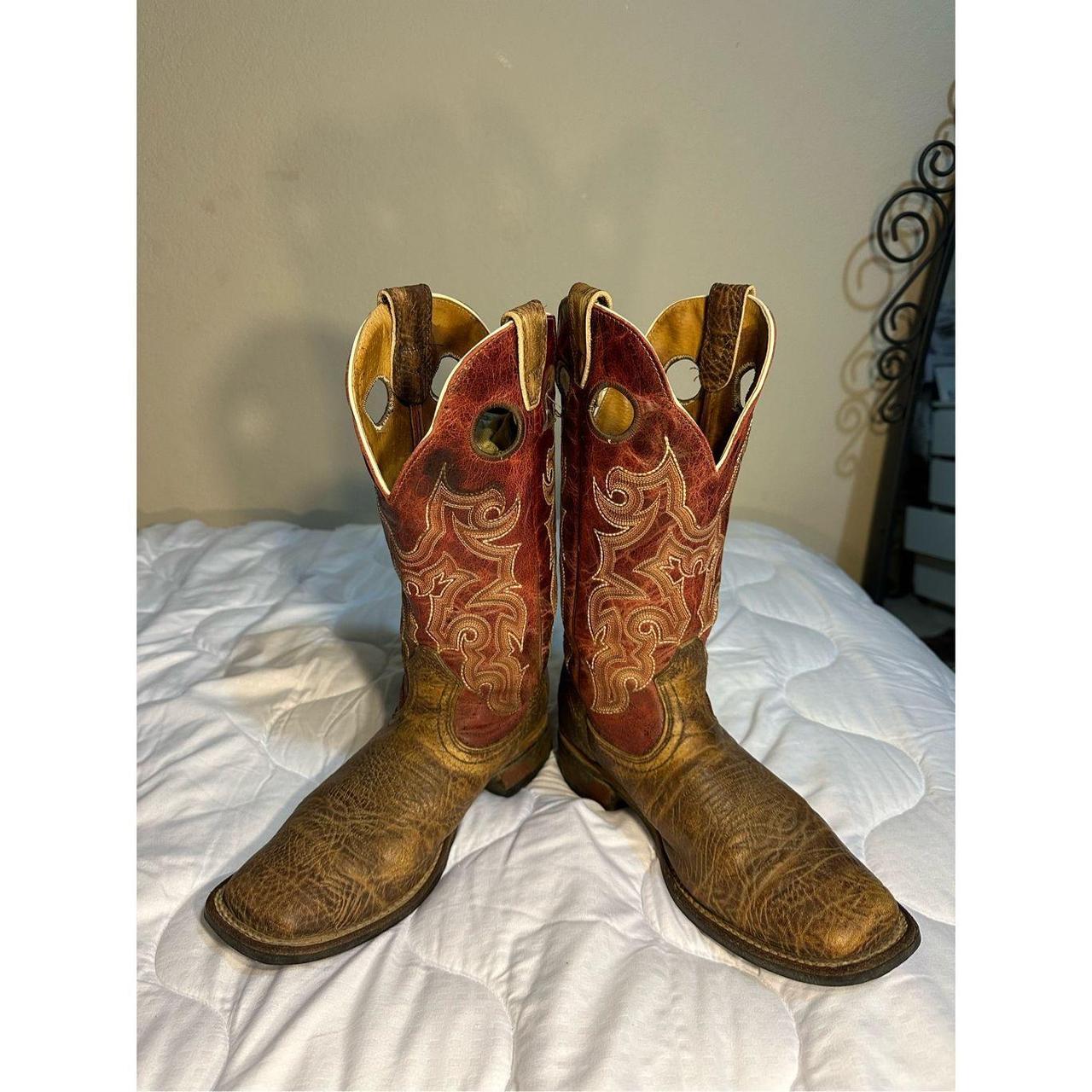 Boulet Cowboy Girl Leather Boots Size 8 C Women 10