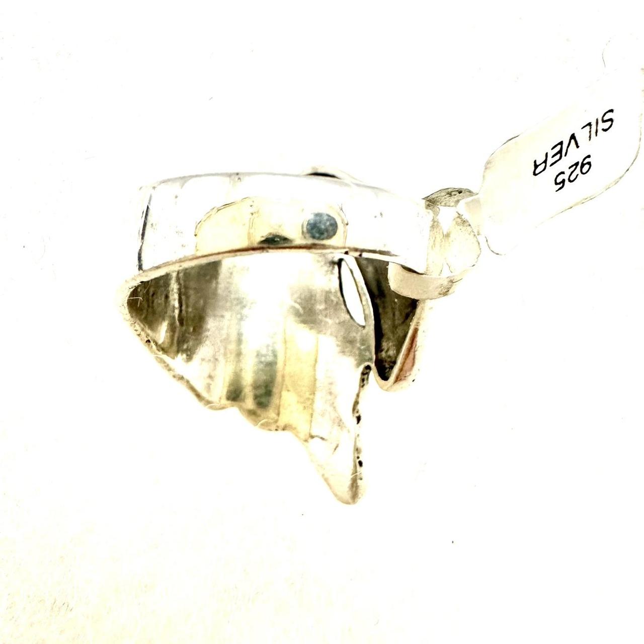 Women's Ring - Silver – ETCHED LEAF RING Sterling… - image 3