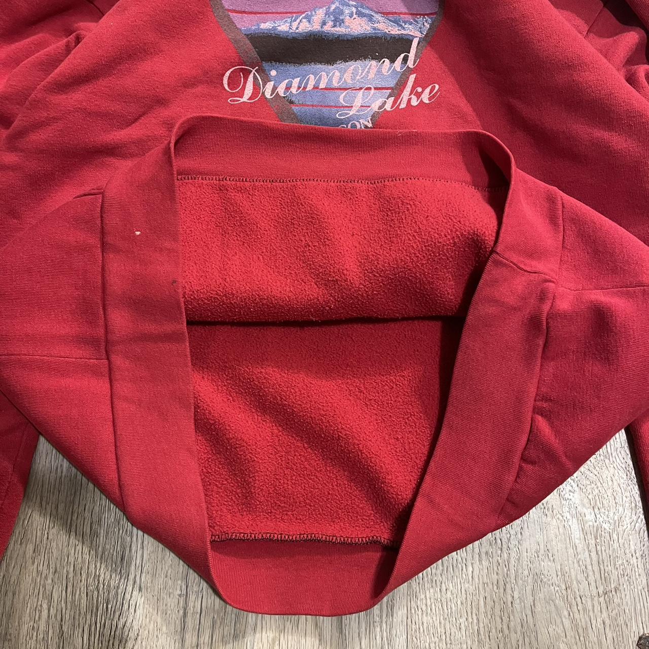 Men's Red and Blue Hoodie | Depop