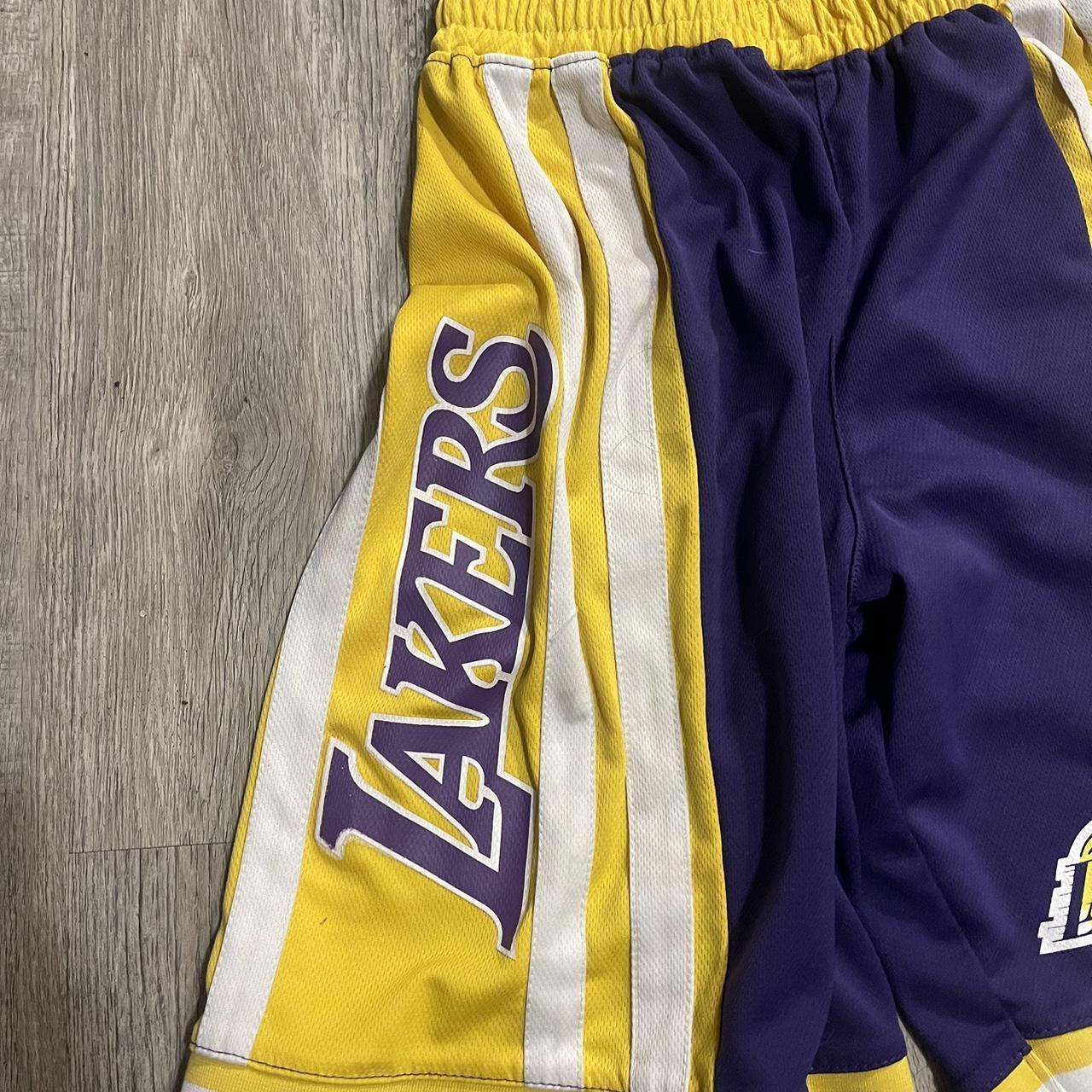 Men's Purple and Yellow Shorts | Depop