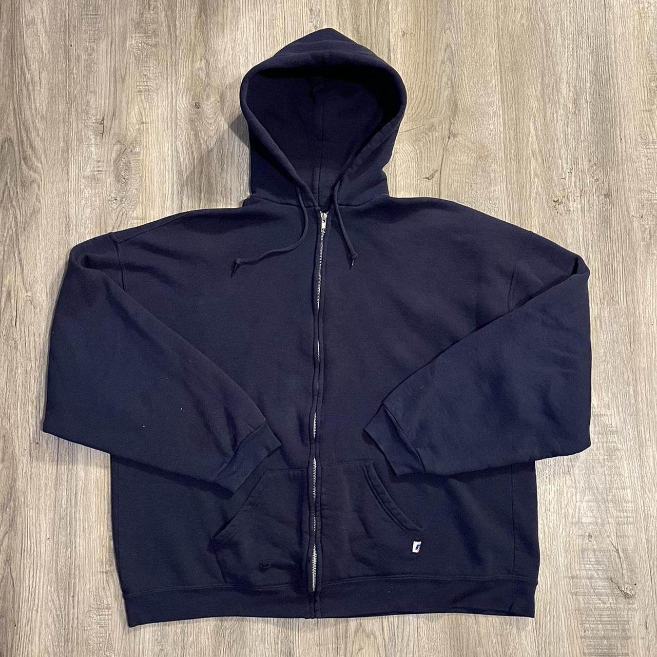 Russell Athletic Men's Navy Jacket | Depop