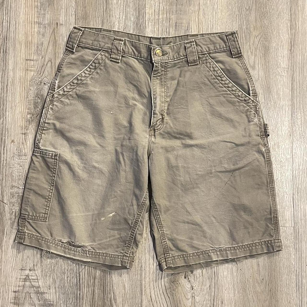 Carhartt Men's Tan Shorts | Depop