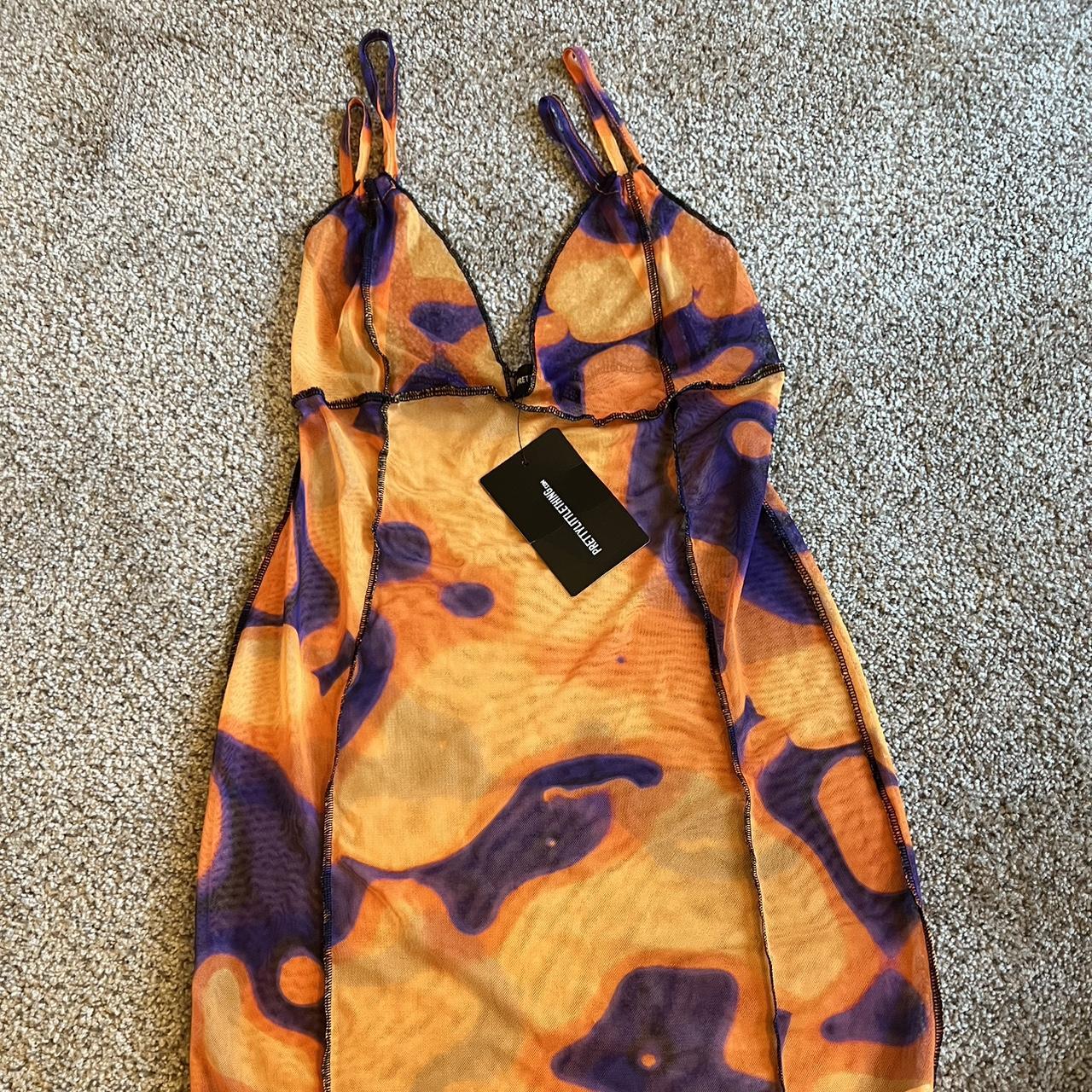 PrettyLittleThing Women's Orange Coverups Depop