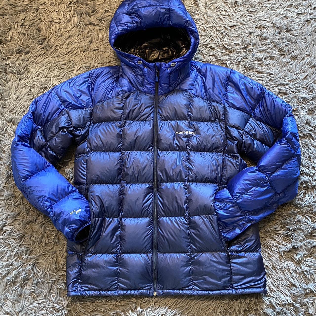 Montbell Superior Down Jacket Blue Size: L (tag is... - Depop