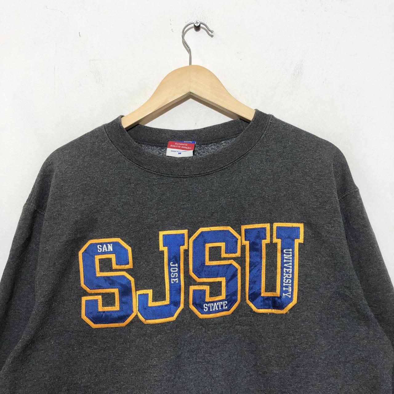 Vintage dark grey SJSU San Jose State University... - Depop