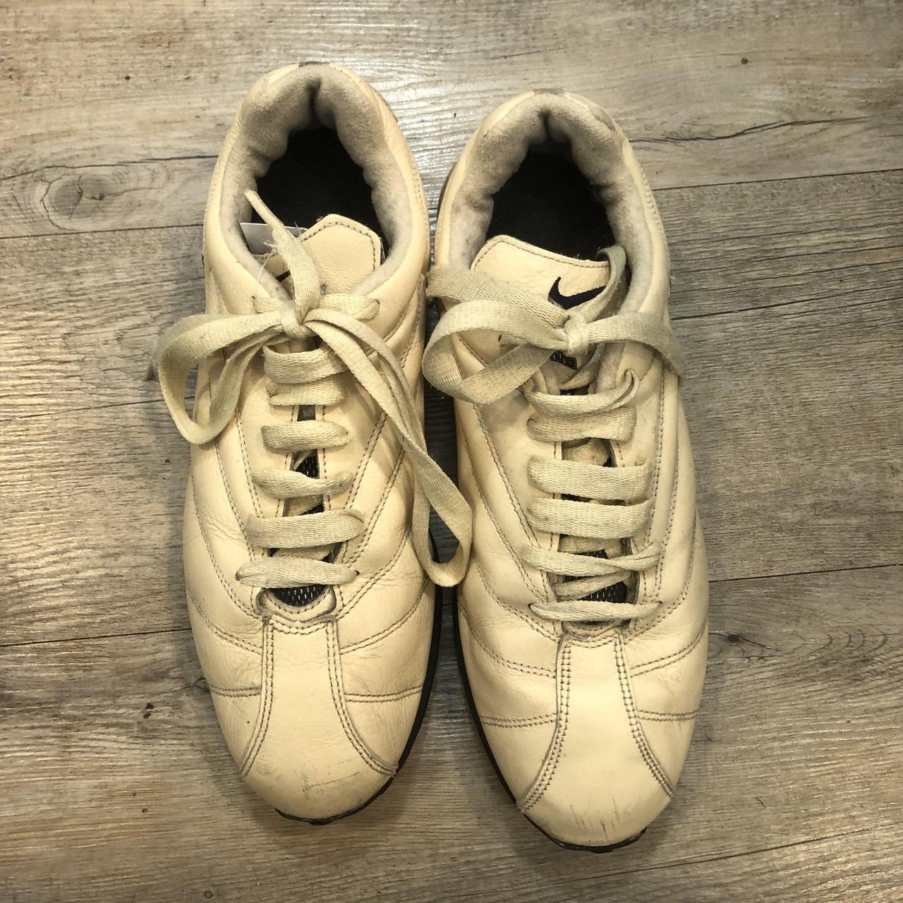 cream trainers nike