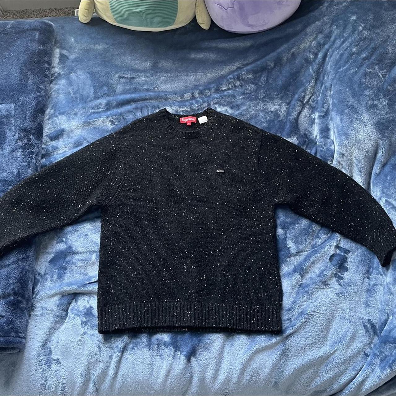 Supreme Small Box Speckle Sweater (Black), Feel Free...