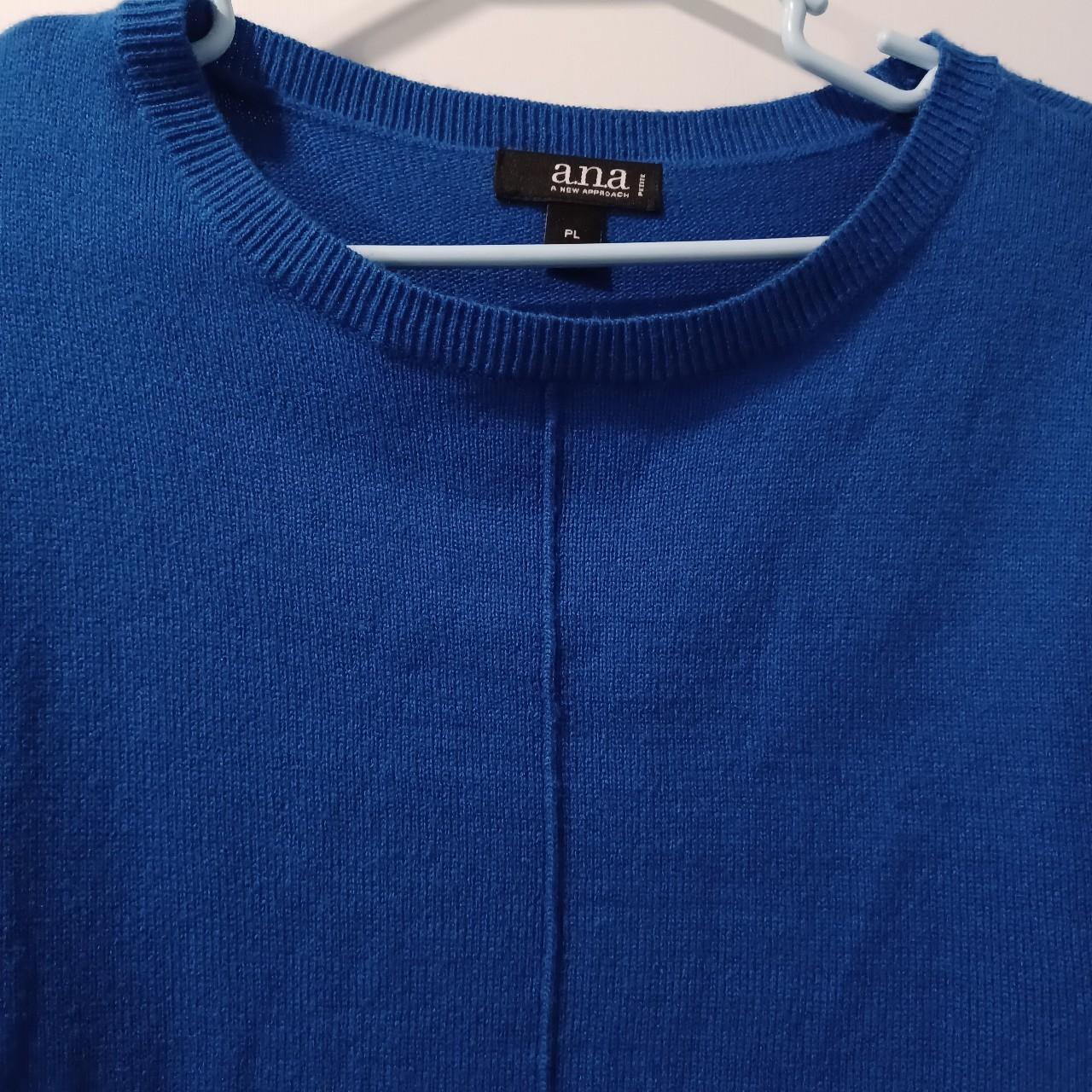 Royal blue 2024 tunic sweater