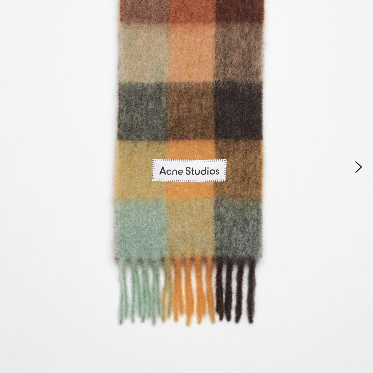 Mohair Checked ACNE scarf Brand New Depop