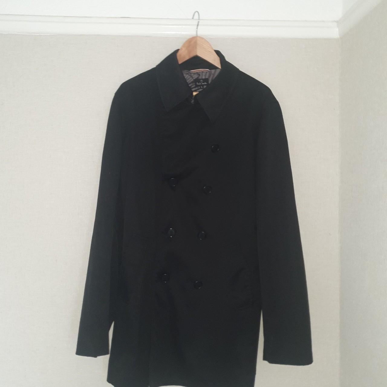 Paul Smith coat in black. Great condition- very... - Depop