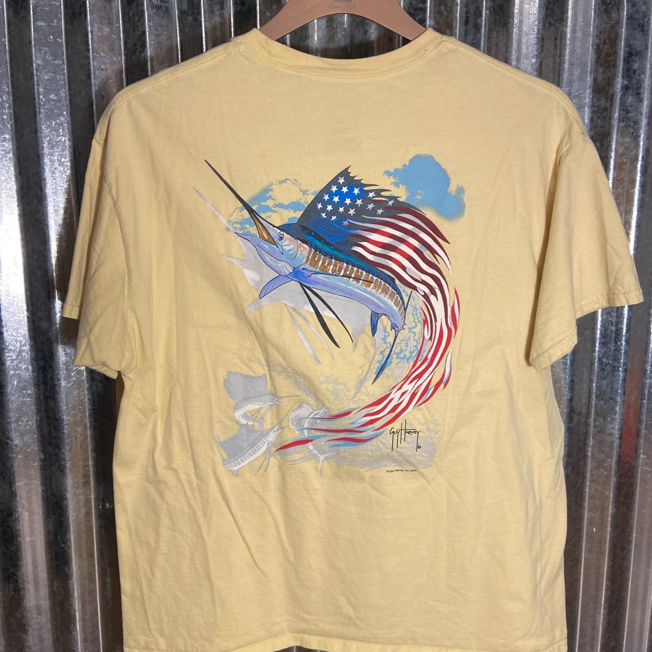 GUY HARVEY | Graphic Tee Shirt | Extra... - Depop