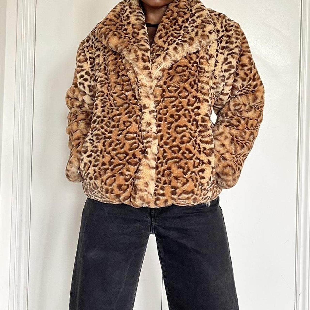 Anthropologie cheetah coat hotsell