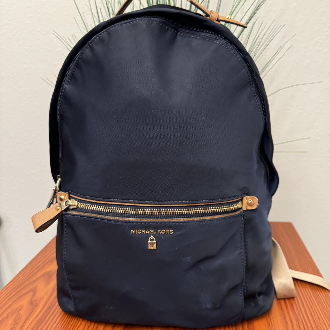 MICHAEL Kors Kelsey Zip Large Backpack Admiral Nylon