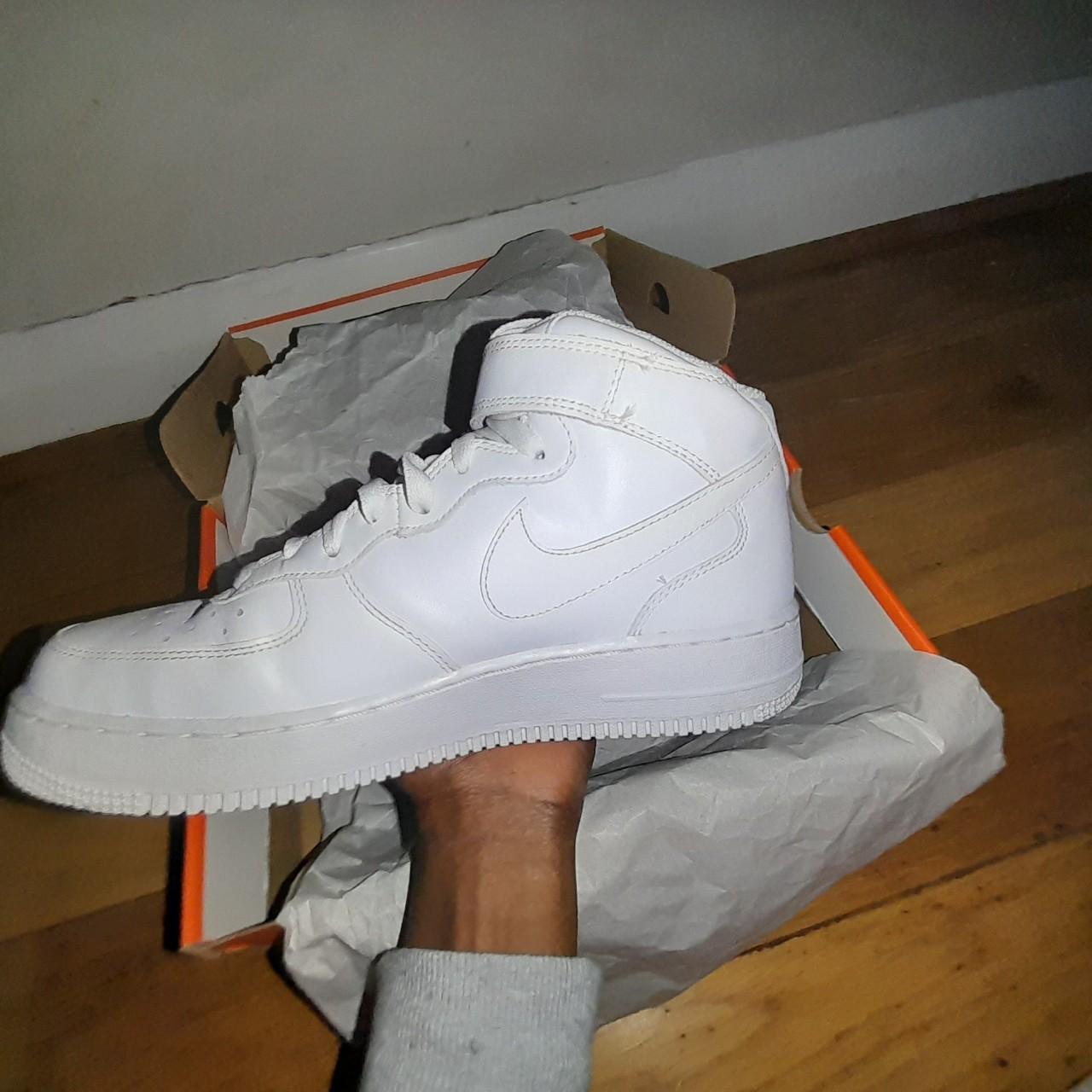 jd nike white trainers