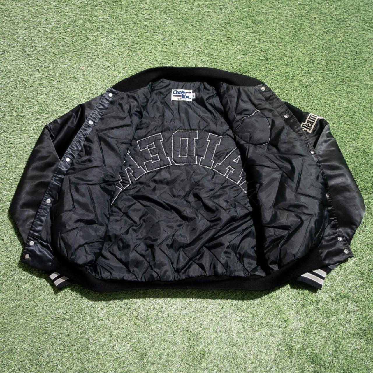 Chalk Line Oakland Las Vegas Raiders Bomber Jacket -... - Depop