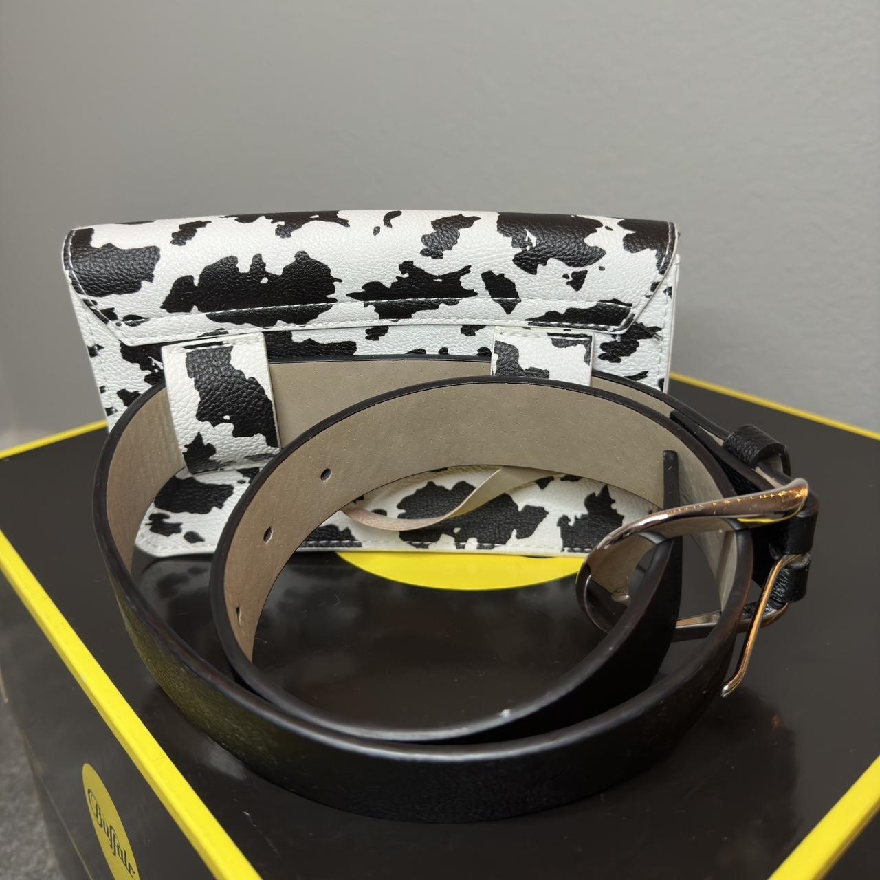 Target Women's White and Black Belt Depop