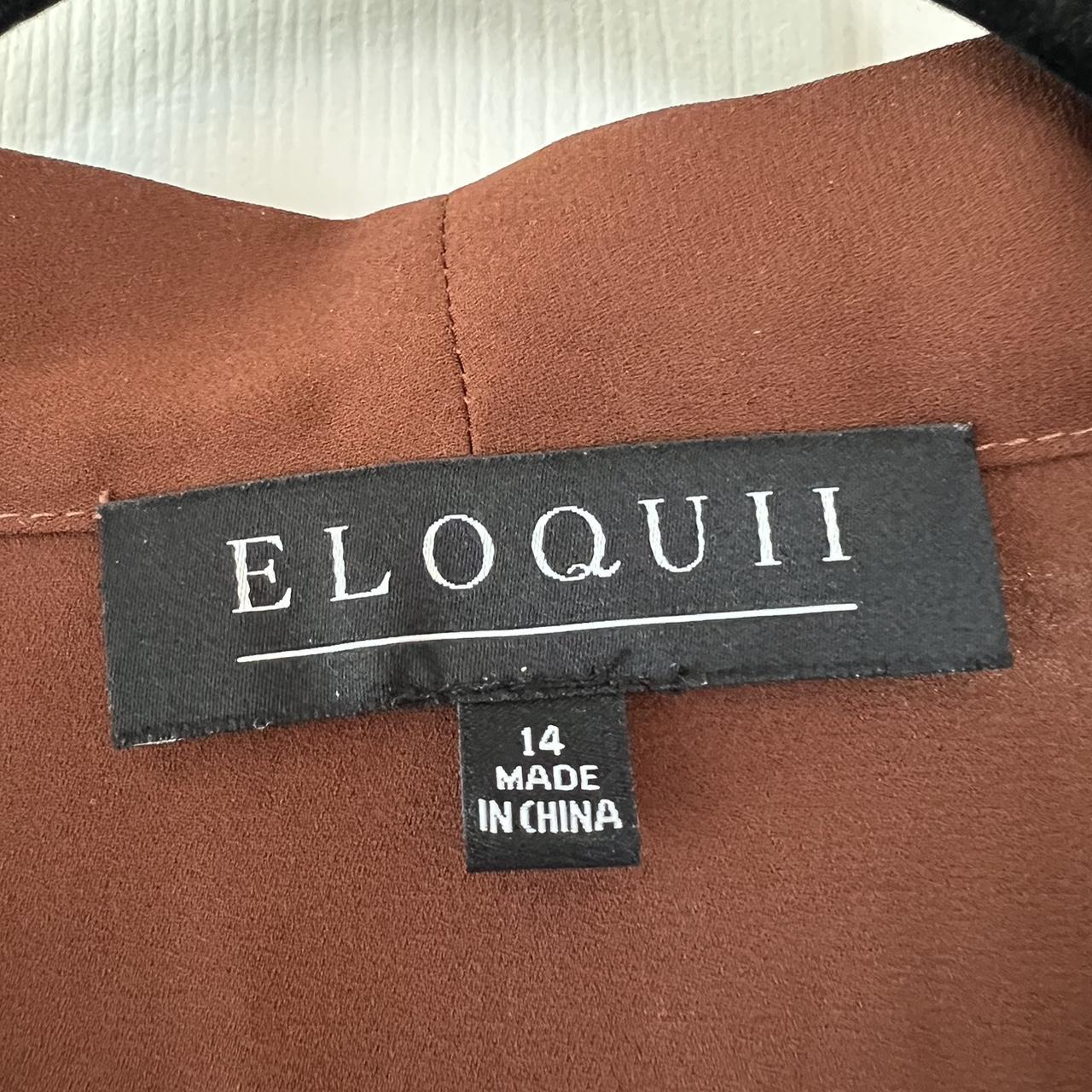 Eloquii Women's Brown Blouse (3)