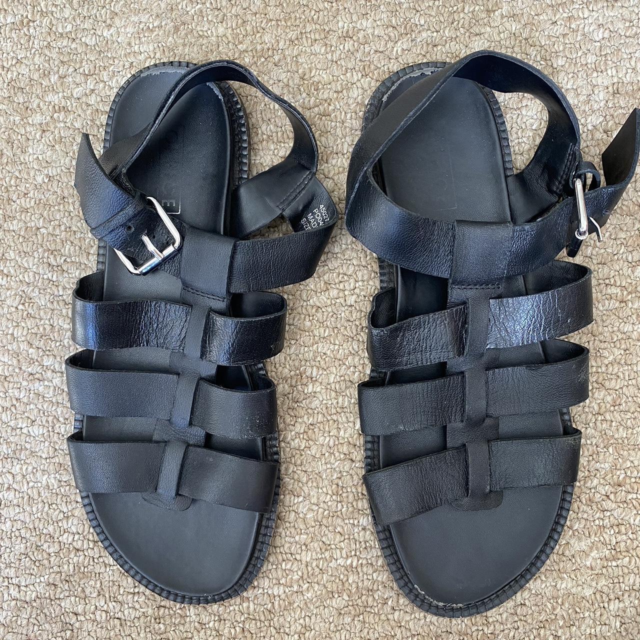 Office Women's Black Sandals Depop