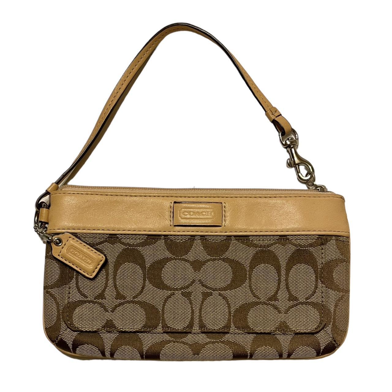 バッグ Coach Brown Signature mini pouch COACH Brown Signature mini pouch y2k