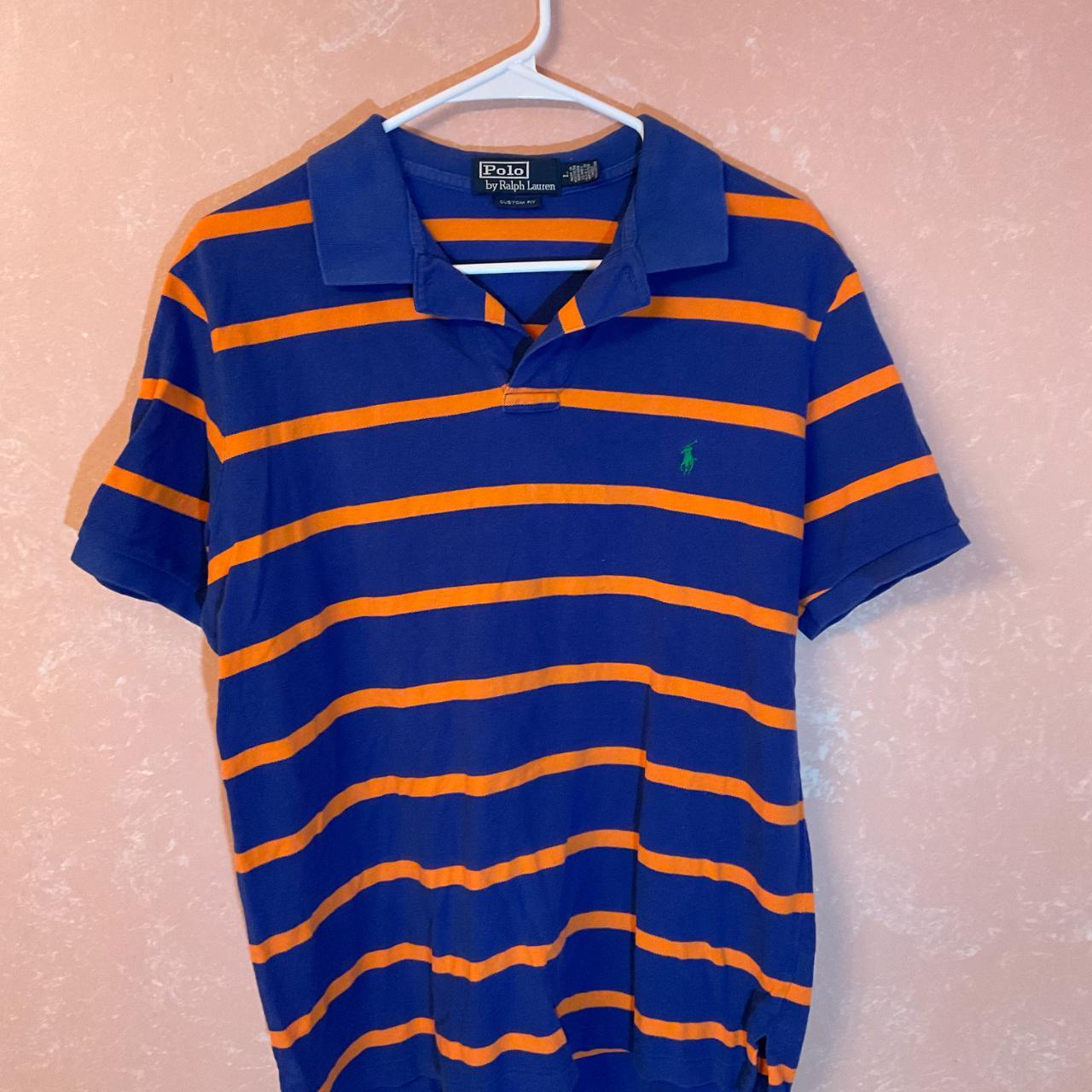 Polo by Ralph Lauren vintage striped polo shirt Size - Depop