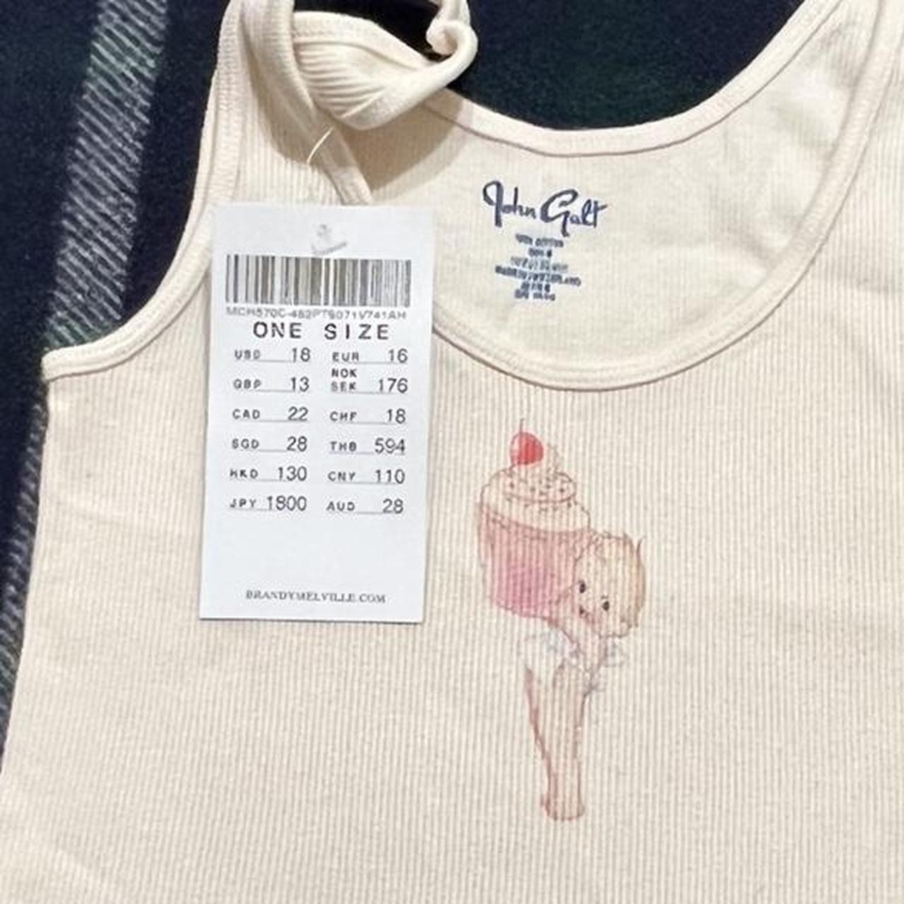 brandy melville baby with cupcake tank bnwt rtp... Depop