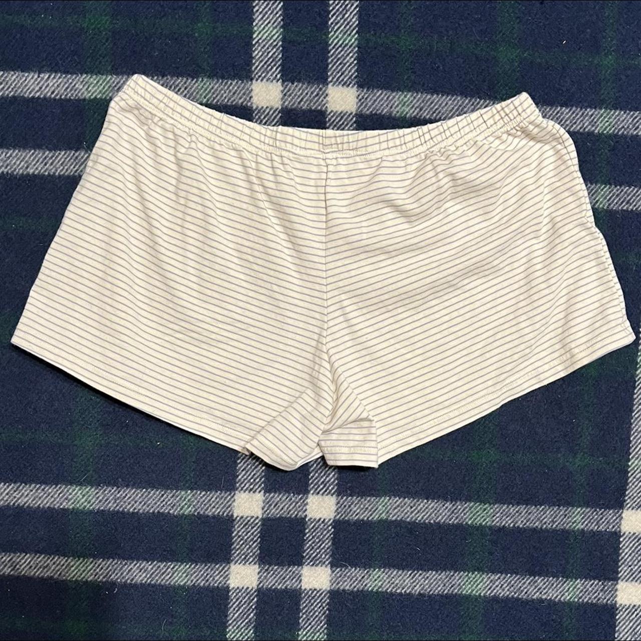 brandy melville striped kiera shorts bnwt rtp: $18... - Depop