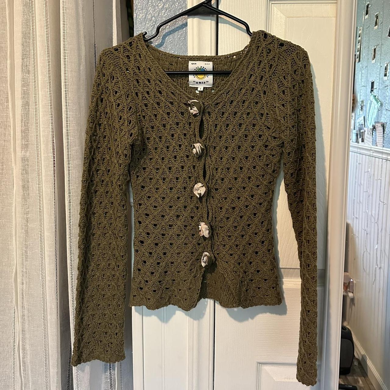 Unif ty-cardigan - Depop Unif ty-cardigan - Depop